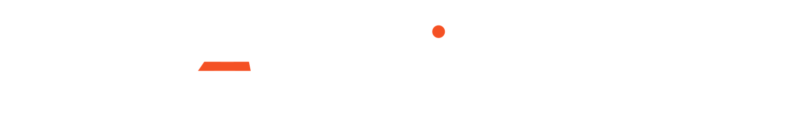 META Motion Camp 橫式白字橘點 Logo